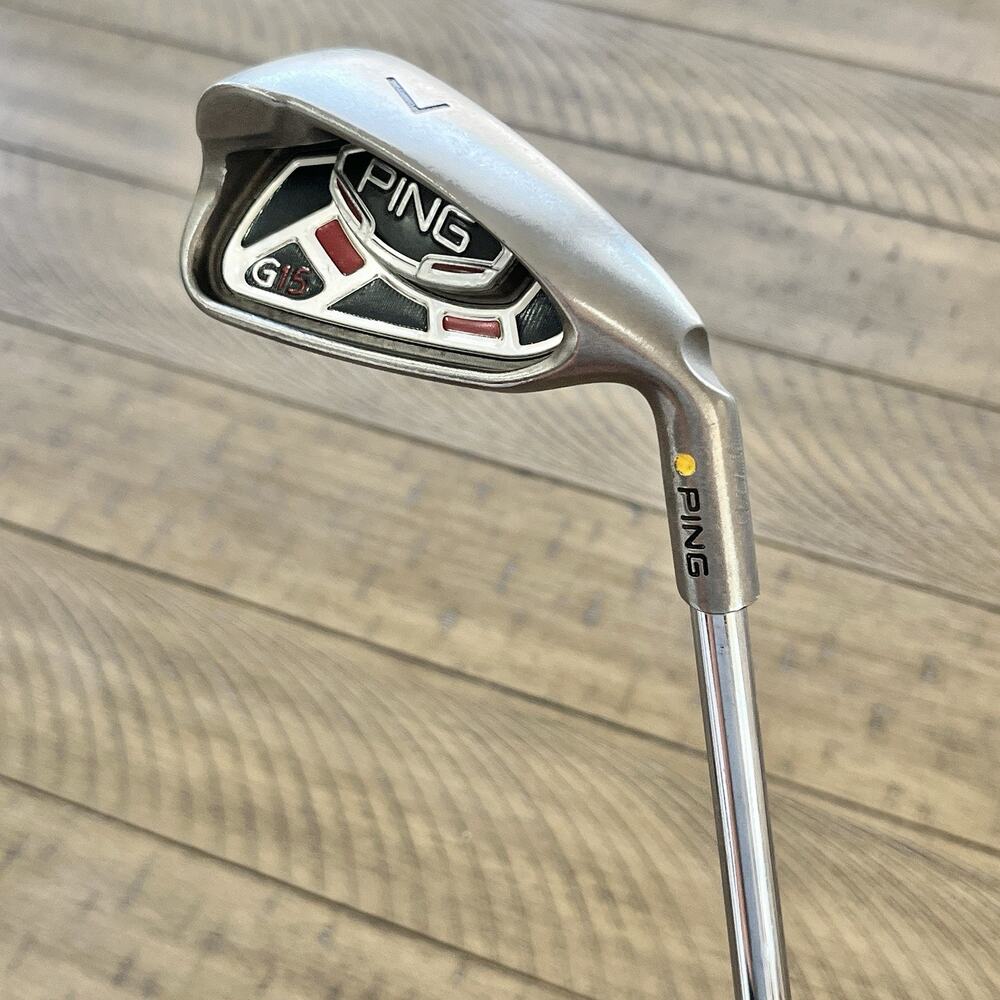 PING G15 Yellow Dot Single 7 Iron Stiff-Flex PING AWT Steel Shaft RH 37.5"
